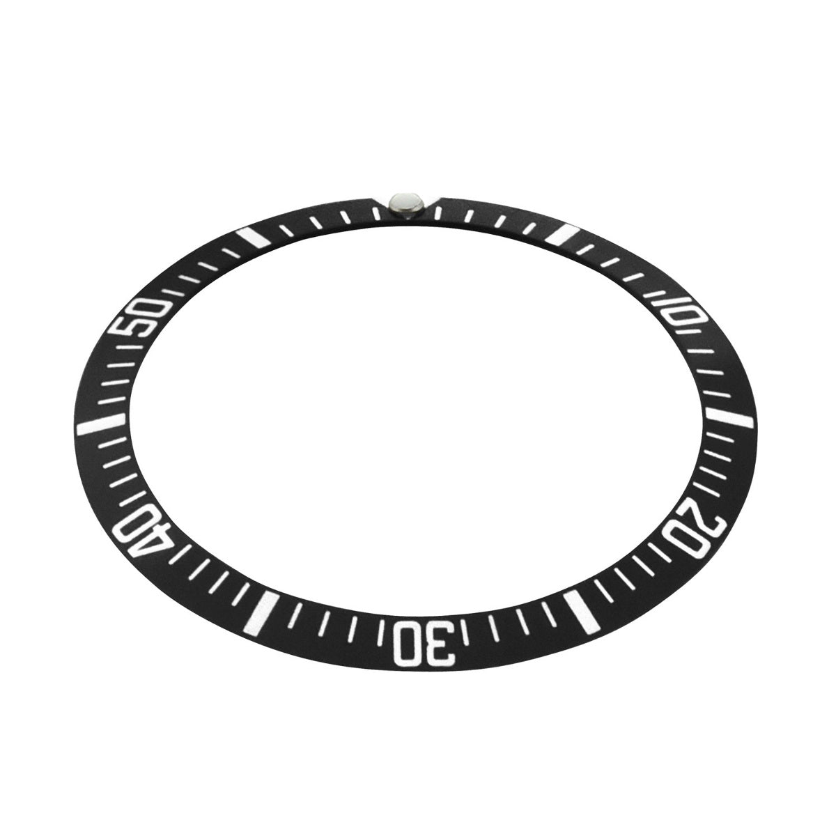 BEZEL INSERT ALUMINUM FOR ROLEX SUBMARINER  MILITARY 5517 BLACK TOP QUALITY