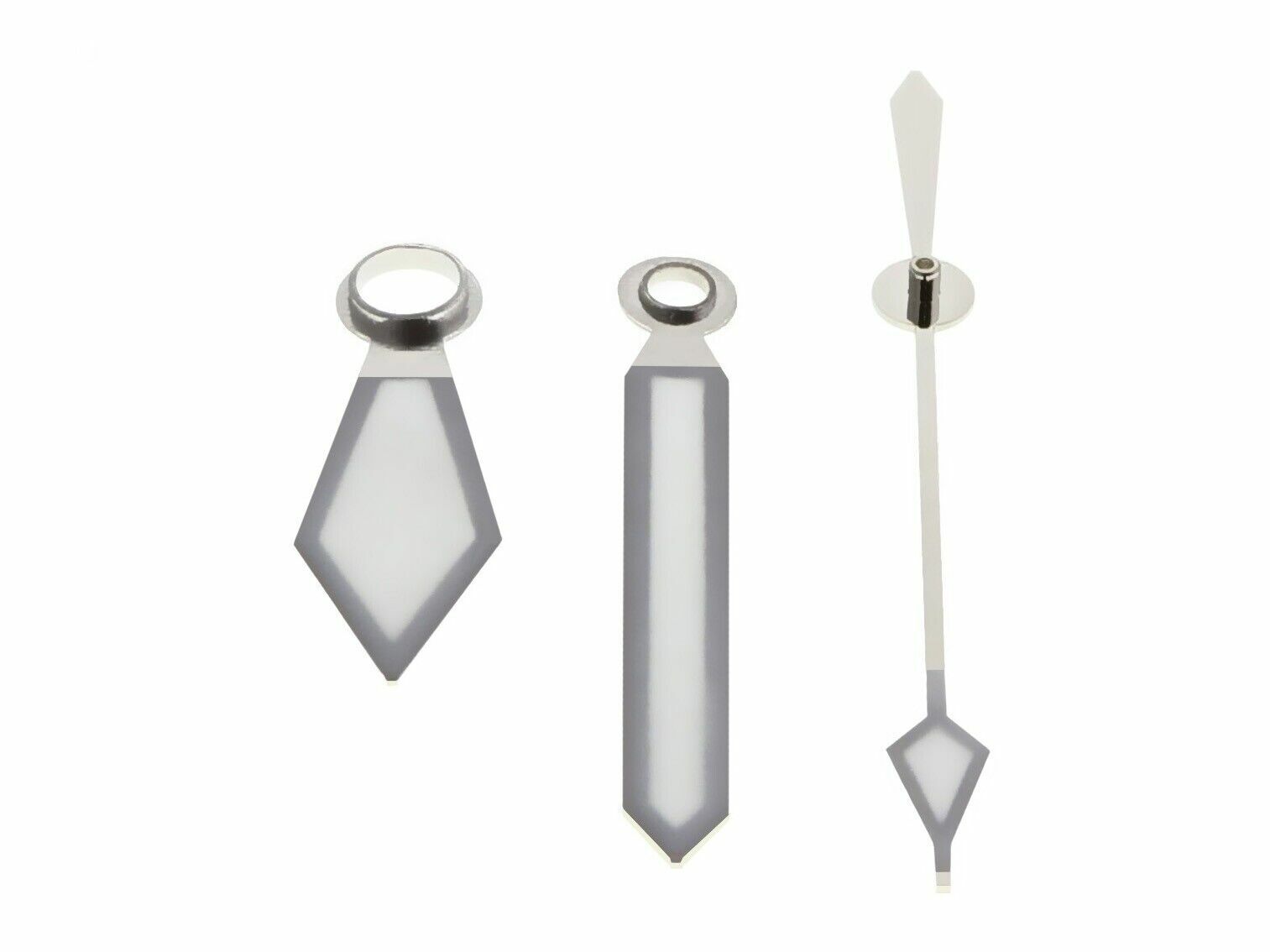 WATCH HAND SWORD FOR ROLEX MILSUB SUBMARINER 5508 5512 5513 5517 SILVER