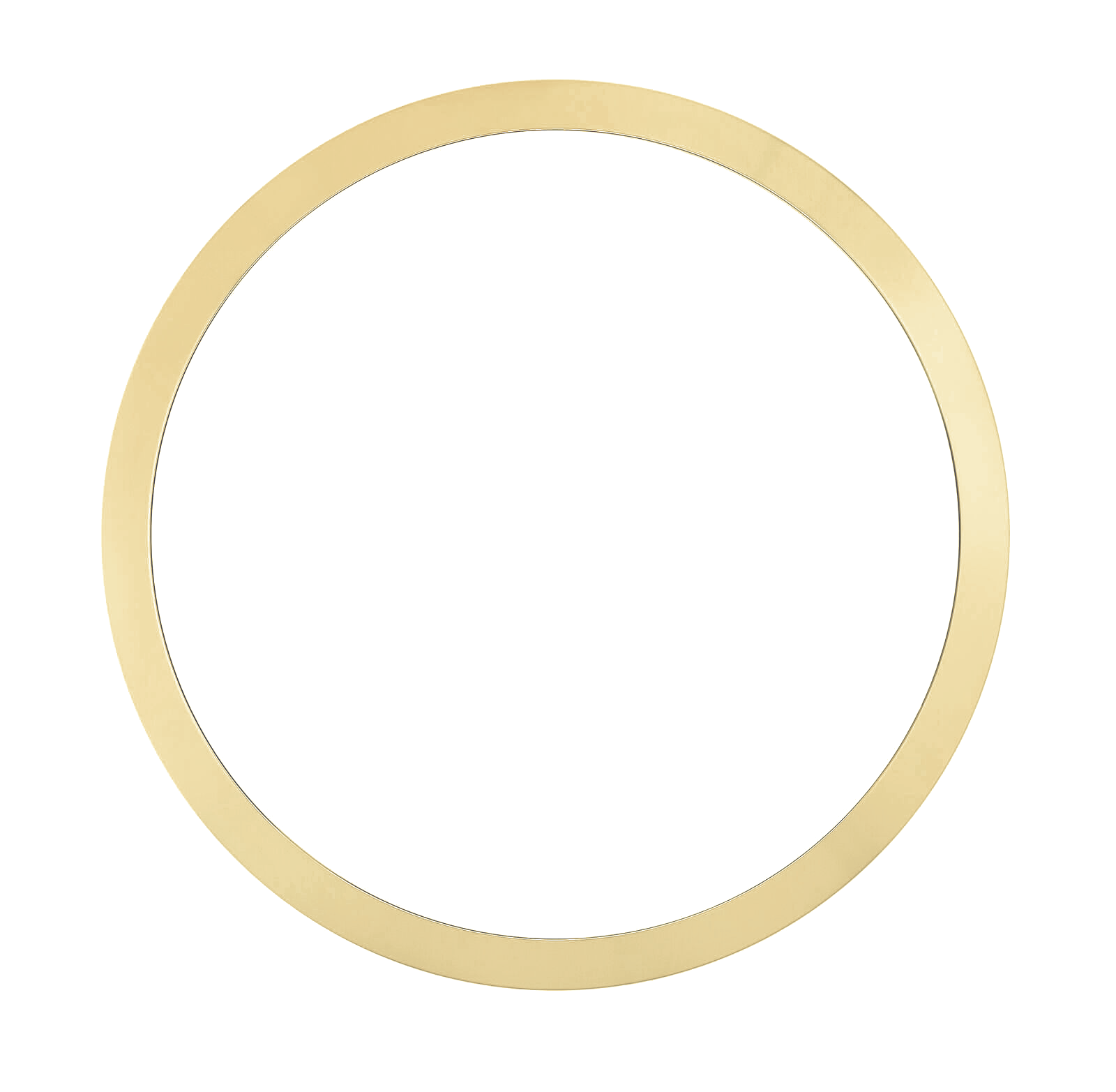 SMOOTH BEZEL FOR 36MM ROLEX DATEJUST THUNDERBIRD MODEL WATCHES GOLD PLATED