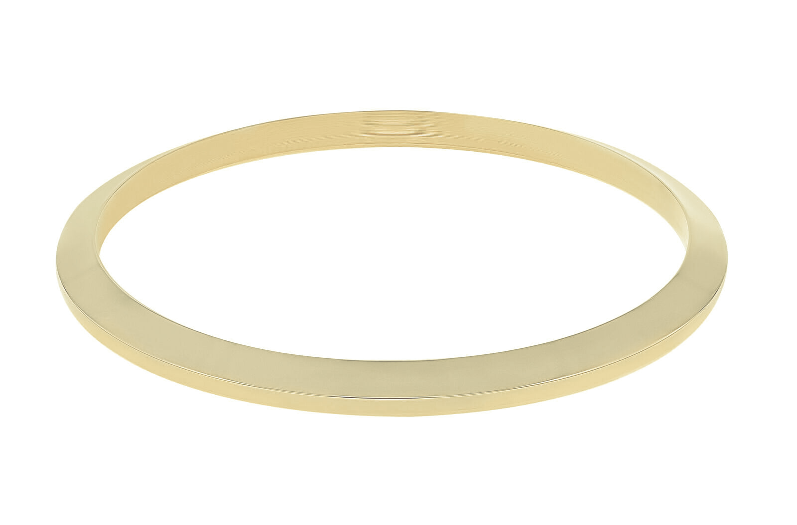 SMOOTH BEZEL FOR 36MM ROLEX DATEJUST THUNDERBIRD MODEL WATCHES GOLD PLATED