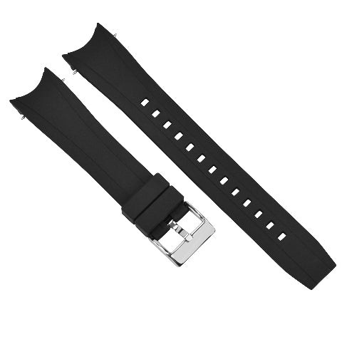 23mm Rubber Watch Band Strap for Citizen Eco-Drive Promaster Chronograph Watch