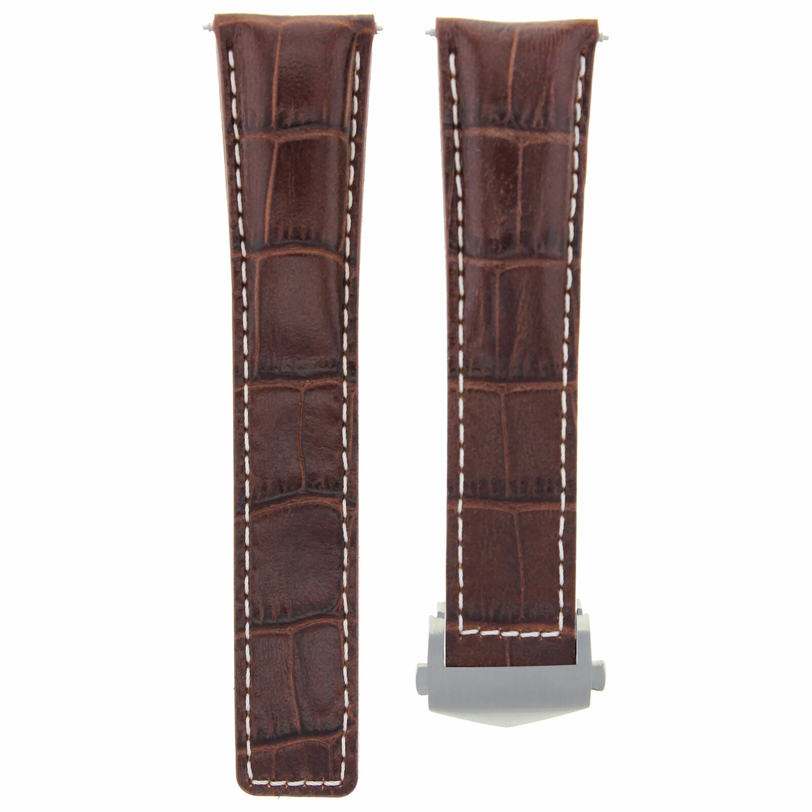 22MM LEATHER WATCH STRAP BAND FOR TAG HEUER CARRERA 16 1887 BROWN WS FC-5037-39