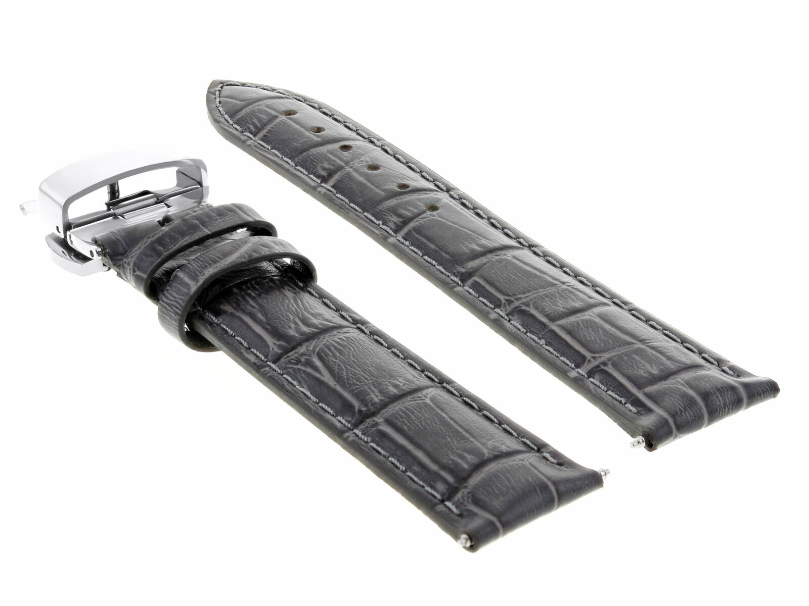 23MM LEATHER BAND STRAP CLASP FOR LONGINES WATCH 2B