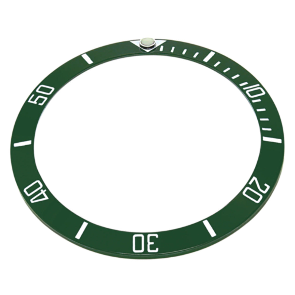 BEZEL INSERT CERAMIC FOR ROLEX SUBMARINER ENGRAVE KERMIT 11610 16800 16610 GREEN