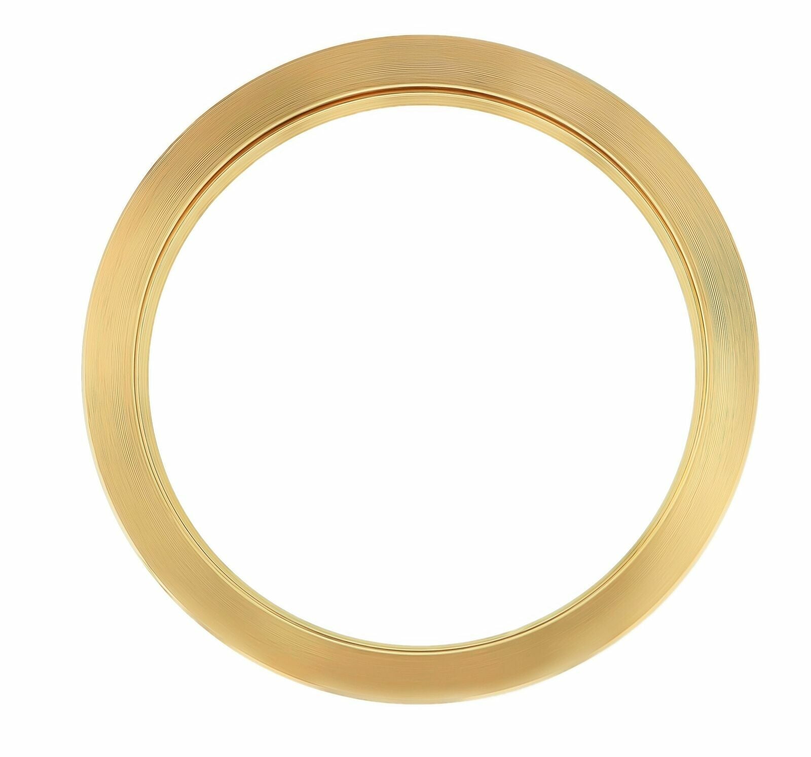 FLUTED  BEZEL FOR 41MM ROLEX DATEJUST II 116300, 116333, 116334 + GASKET GOLD