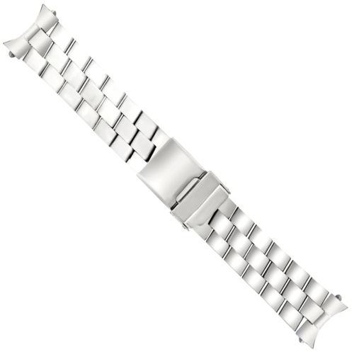 20MM WATCH BAND STAINLESS STEEL BRACELET FOR BREITLING PILOT SUPER AVENGER SHINY