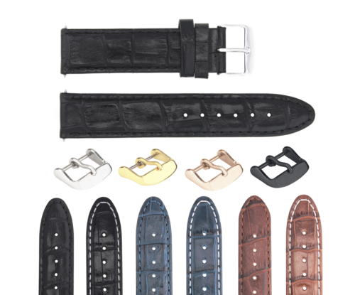 GENUINE LEATHER WATCH BAND STRAP FOR TUDOR WATCH - 24 MM