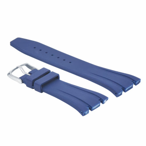 26MM AP RUBBER BAND STRAP FOR 41MM AUDEMARS PIGUET 15300 ROYAL OAK OFFSHORE BLUE