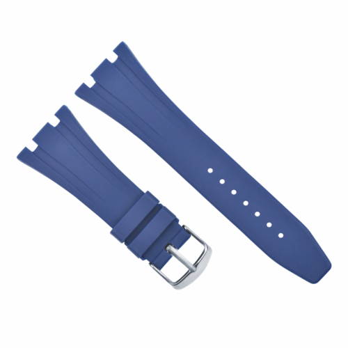 26MM AP RUBBER BAND STRAP FOR 41MM AUDEMARS PIGUET 15300 ROYAL OAK OFFSHORE BLUE