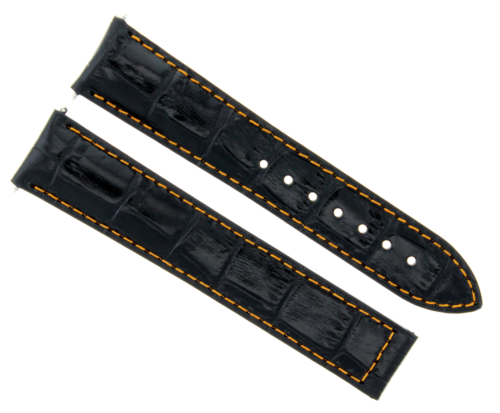 18-19-20-22-24MM LEATHER WATCH BAND STRAP FOR OMEGA SEAMASTER PLANET SPEEDMASTER