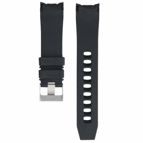 22MM RUBBER STRAP BAND FOR OMEGA SEAMASTER 45.5MM PLANET OCEAN SPRING BAR REMOVE