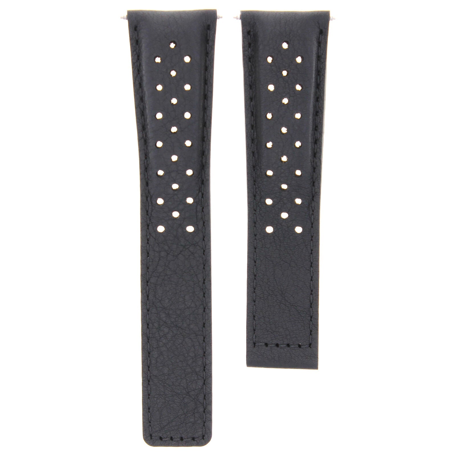 LEATHER WATCH BAND STRAP FOR ORIS ARTIX SPORT PERFORATED + D/CLASP - 22MM