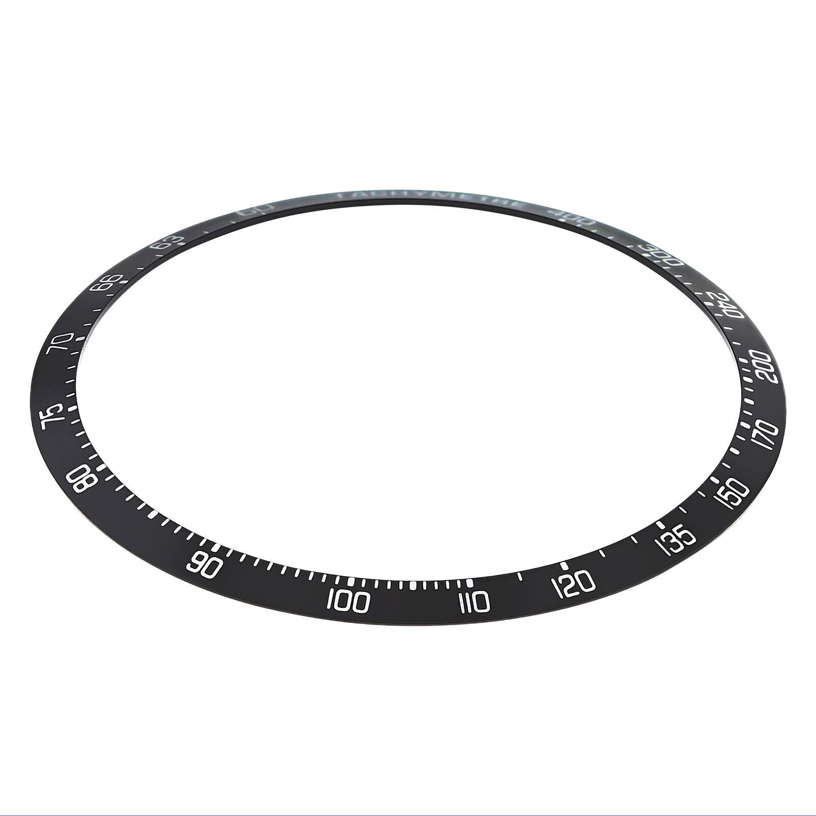 REPLACEMENT BEZEL INSERT BLACK FOR WATCH 39.60MM X 35.30MM