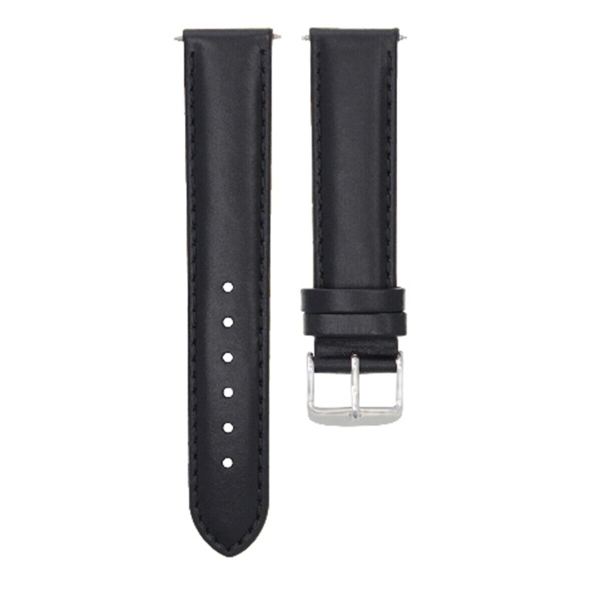 SMOOTH LEATHER WATCH BAND STRAP FOR TISSOT WATCH - 18MM