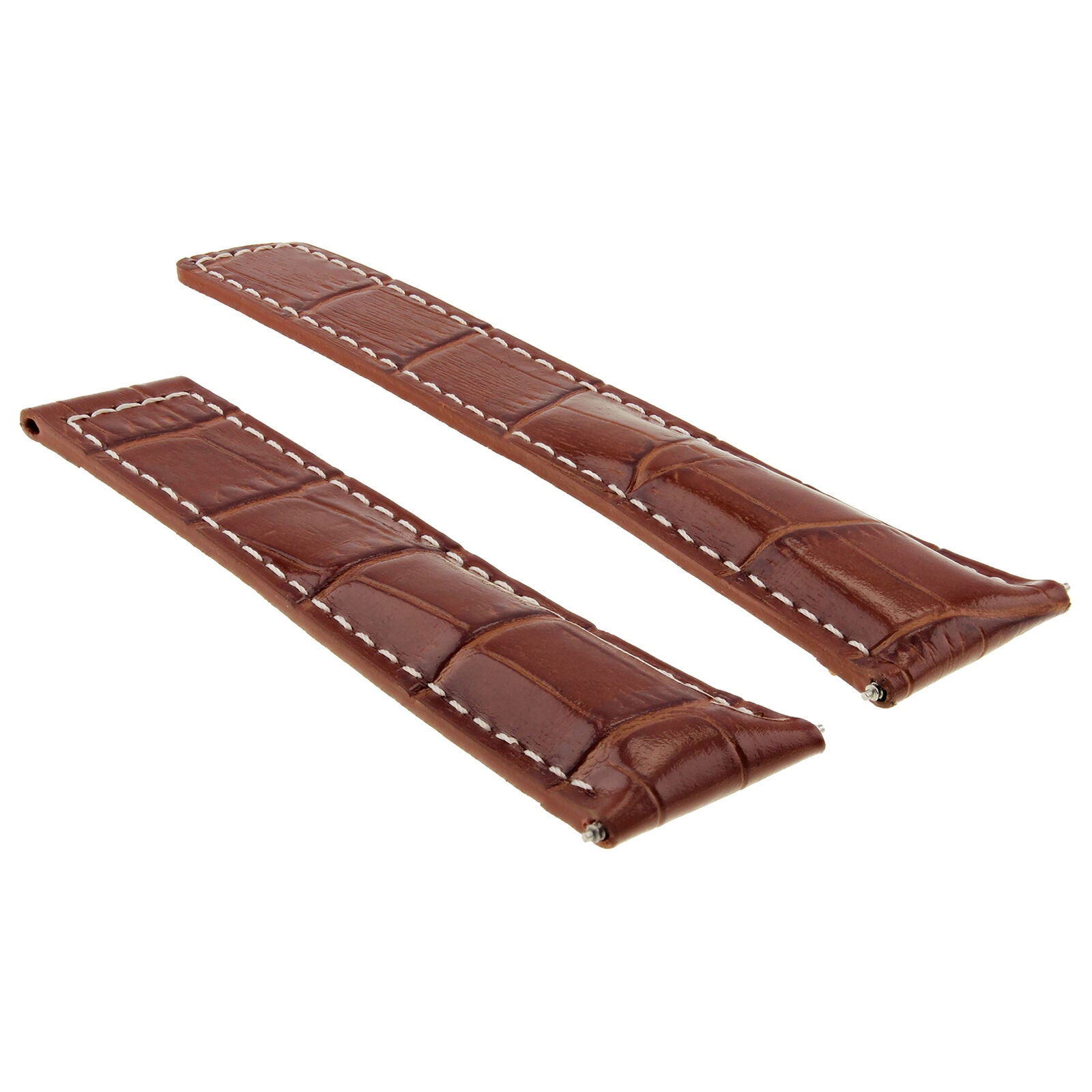 22MM LEATHER WATCH STRAP BAND FOR TAG HEUER CARRERA 1887 TAN WS FIT FC5037-39-42