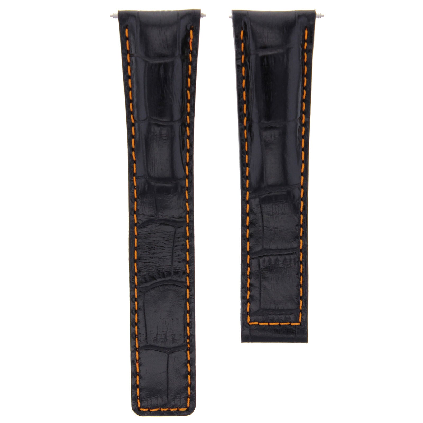 LEATHER WATCH BAND STRAP FOR TAG HEUER CARRERA DEPLOYMENT CLASP - 20MM