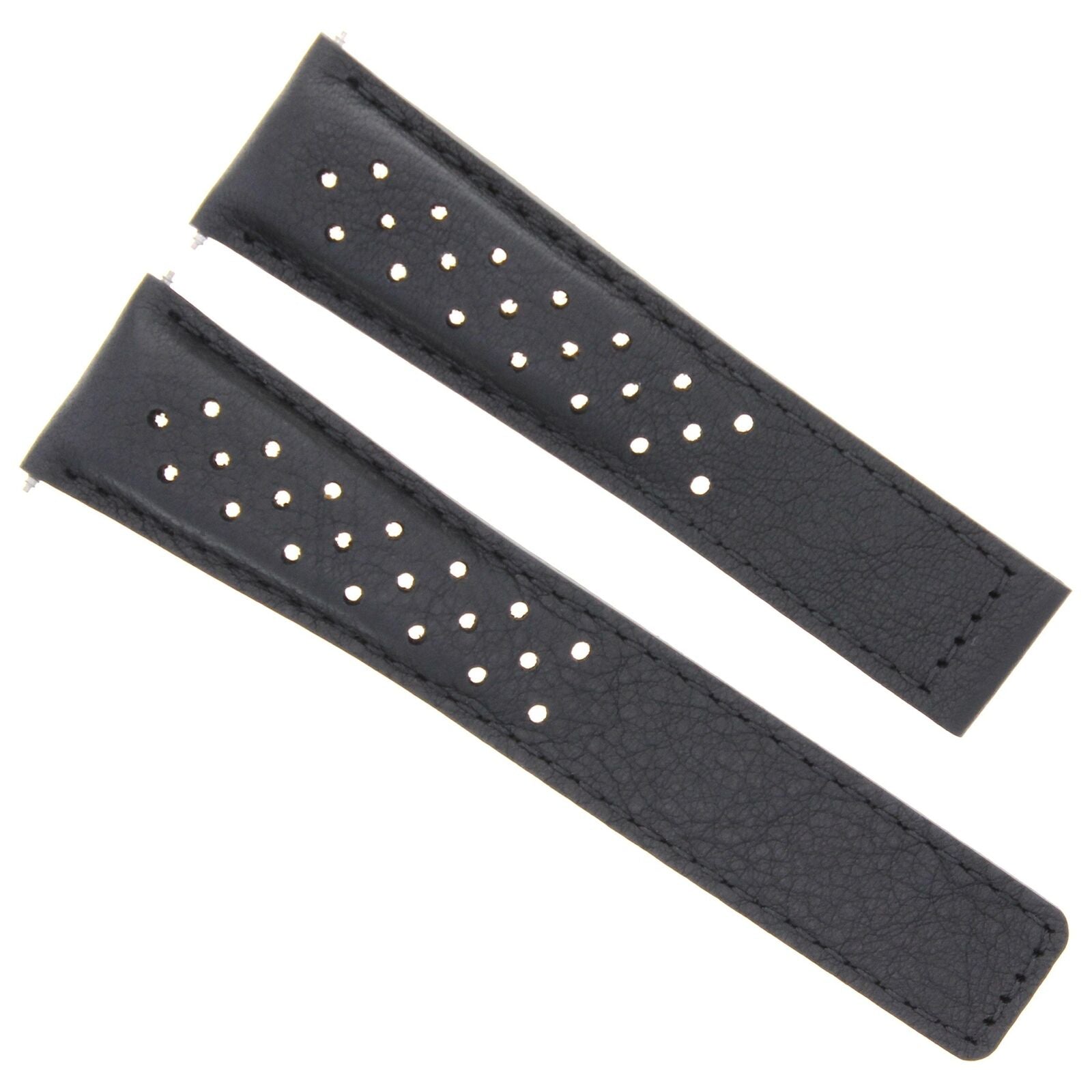 LEATHER WATCH BAND STRAP FOR ORIS ARTIX SPORT PERFORATED + D/CLASP - 20MM