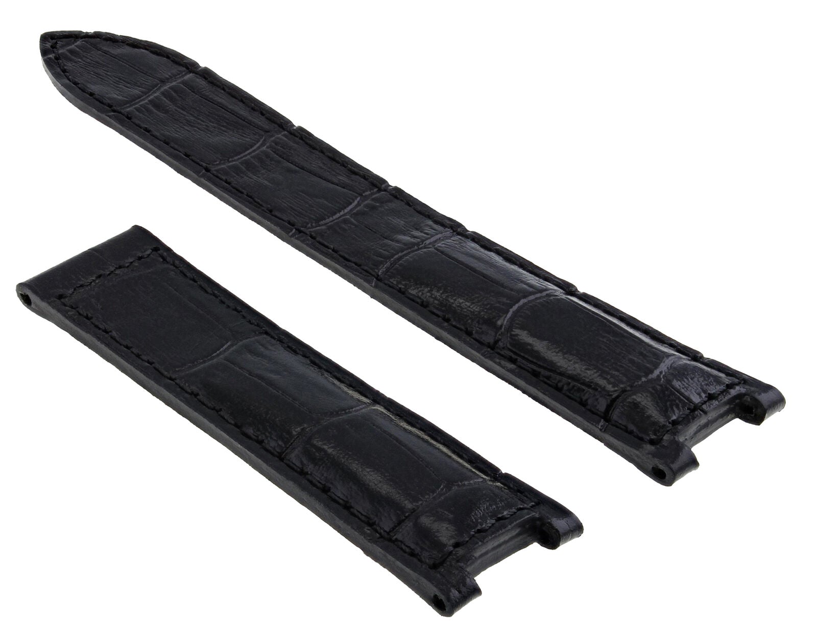 LEATHER WATCH BAND STRAP FITS CARTIER PASHA 35-38-42MM CHRONOGRAPH - 20MM