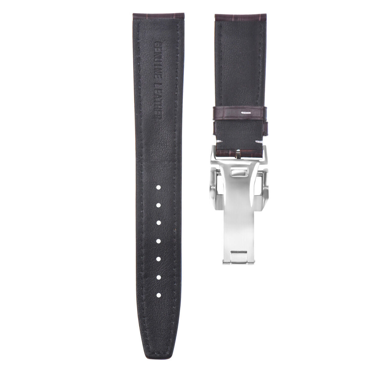 20-22MM REPLACEMENT LEATHER WATCH BAND STRAP FOR IWC PILOT PORTUGUESE TOP GUN