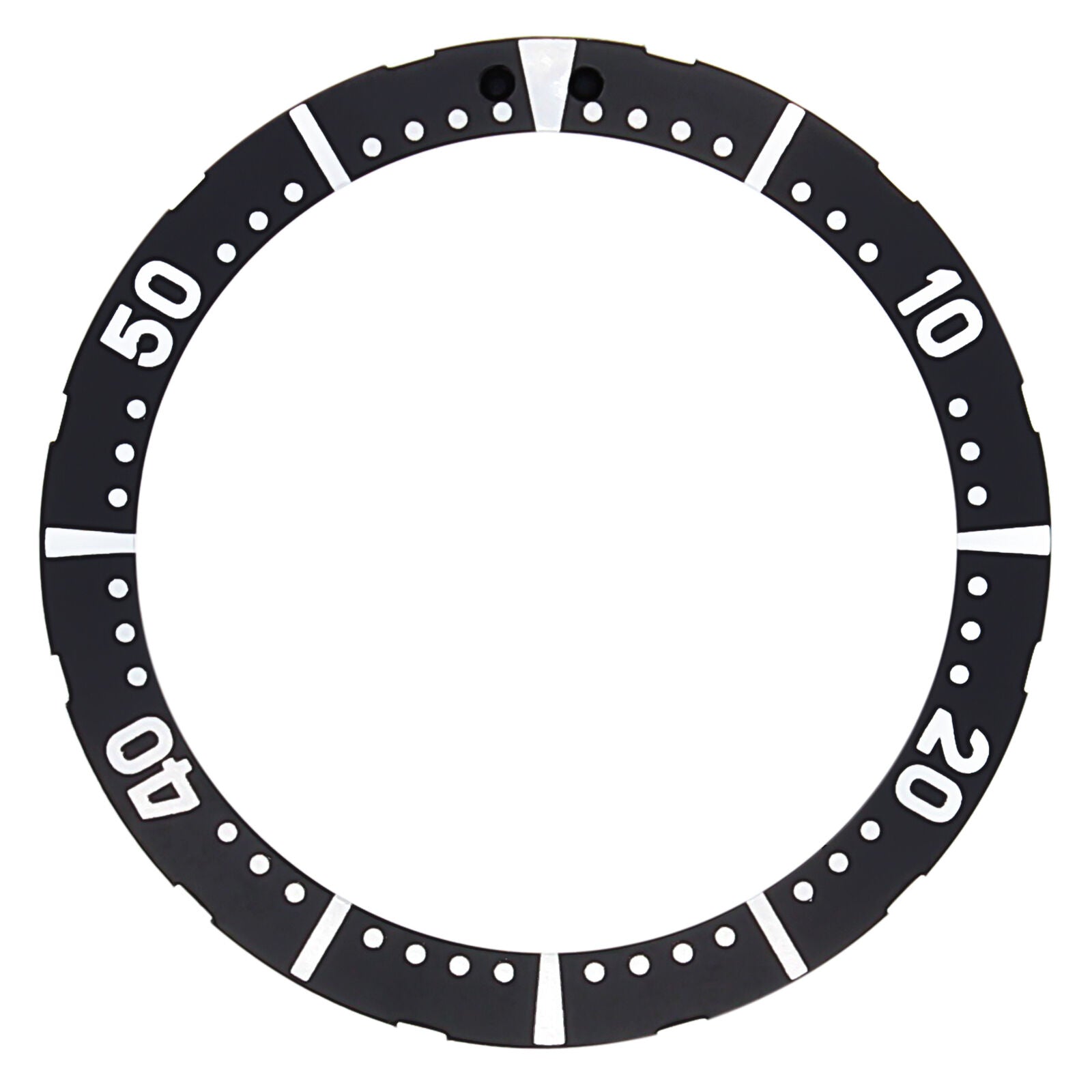 REPLACEMENT BEZEL INSERT BLACK FOR WATCH 35.80M X 28.70MM