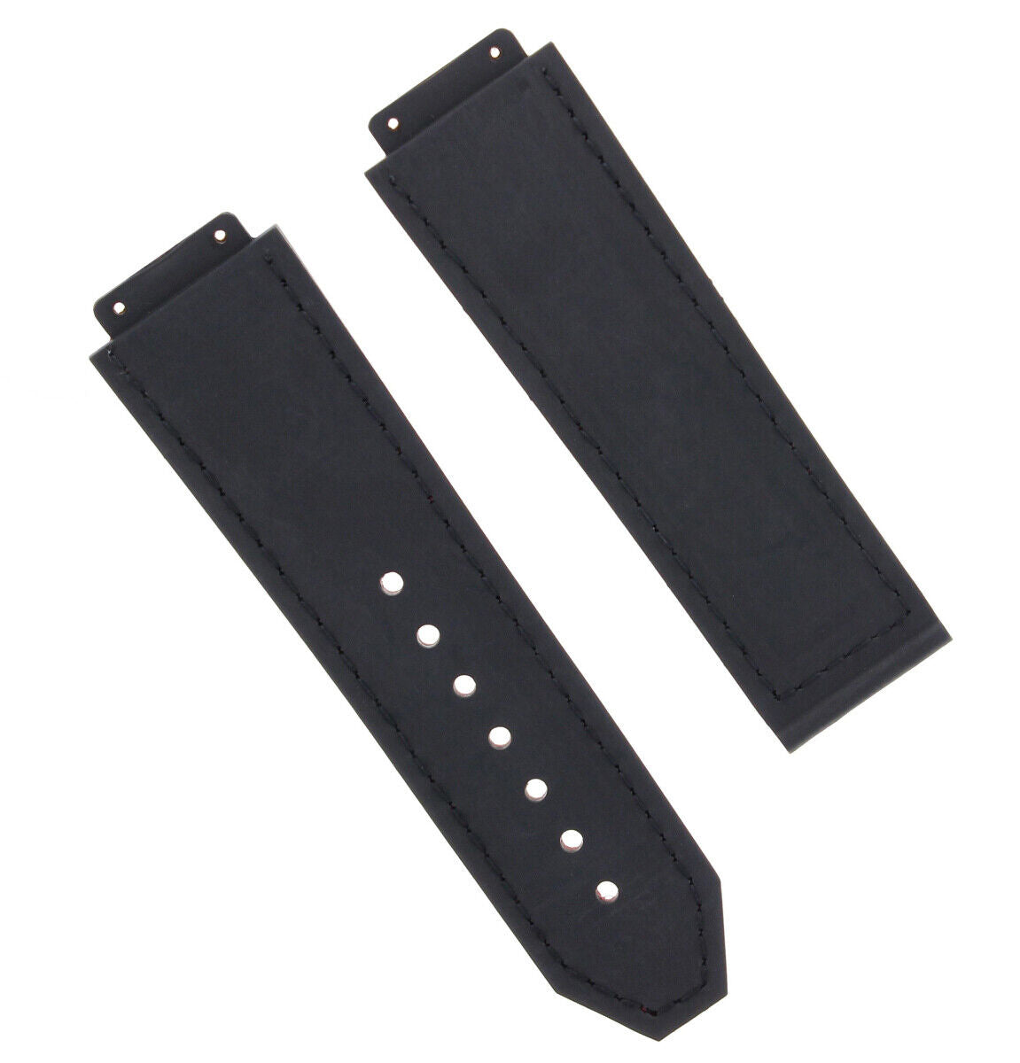 24MM ALLIGATOR LEATHER BAND STRAP FOR 44MM HUBLOT BIG BANG BLACK SCREW DRIVER