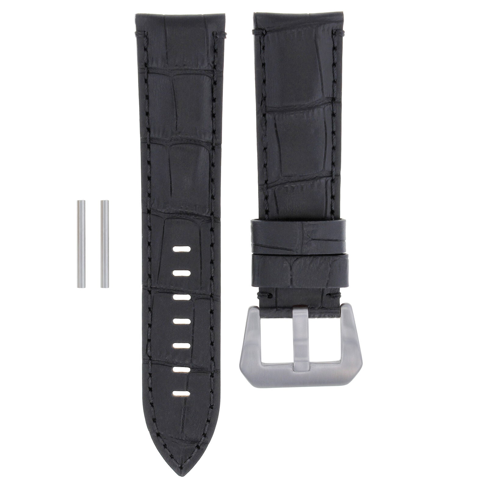 22-24MM LEATHER WATCH BAND STRAP FOR 40-44MM PANERAI MARINA RADIOMIR GMT WATCH