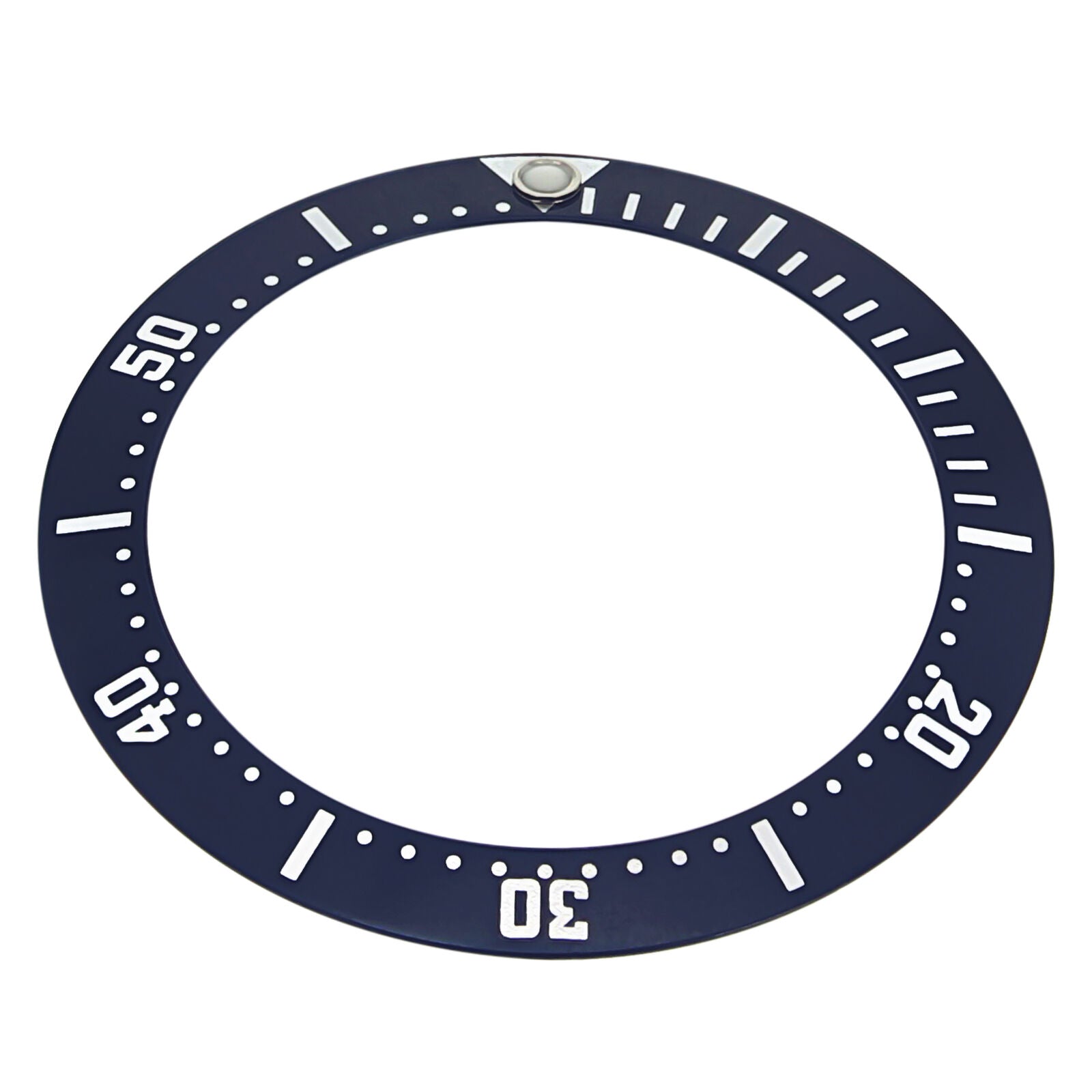 REPLACEMENT BEZEL INSERT BLUE FOR WATCH 35.50MM X 27.50MM