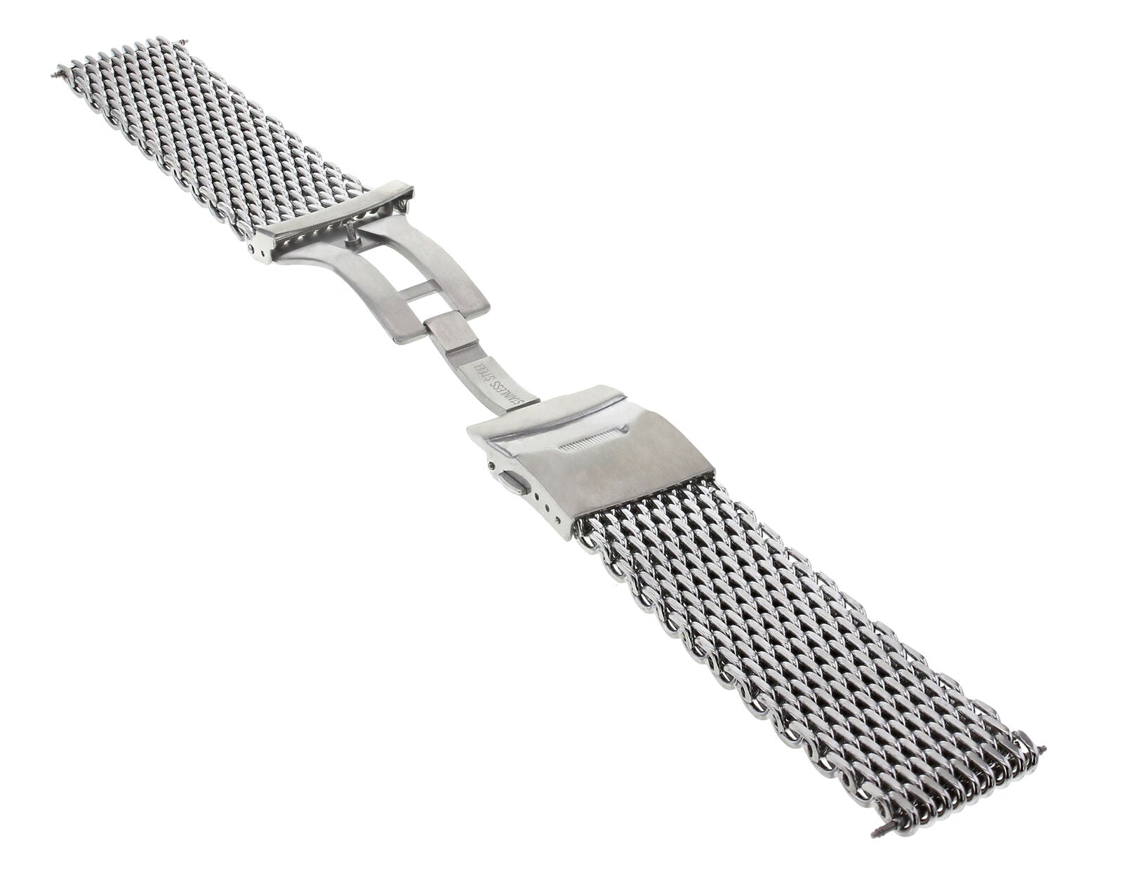 18-20,22,24mm HEAVY SHARK MESH BAND BRACELET FOR OMEGA SEAMASTER STAINLESS STEEL