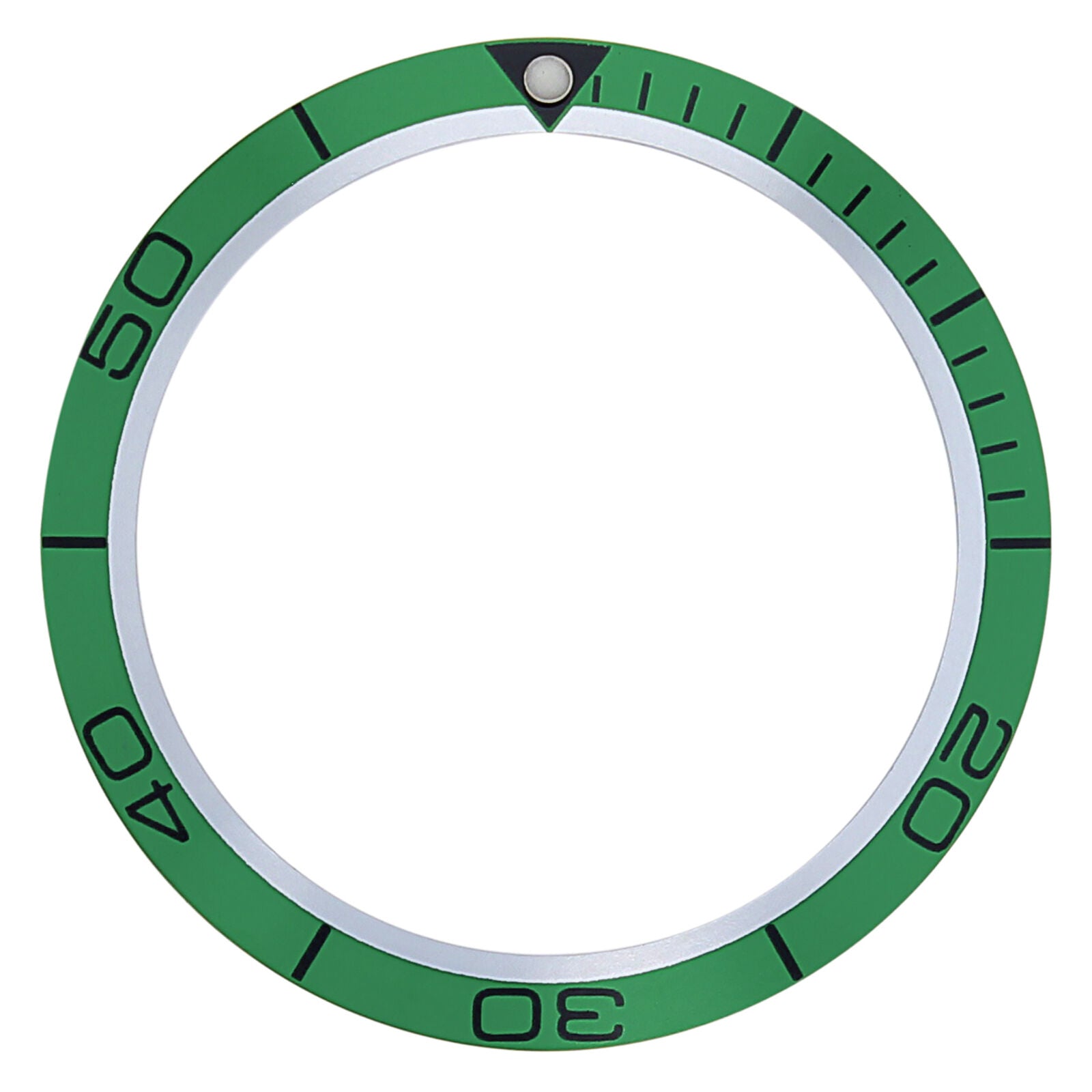 BEZEL INSERT FOR 44MM CASIO 200M MDV106 ,106A WATCH DIVER ANALOG SPORTS GREEN