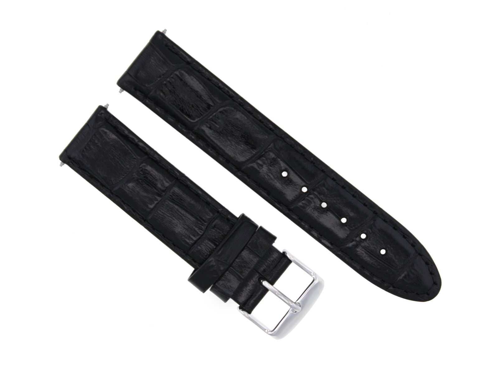 GENUINE LEATHER WATCH BAND STRAP FOR LONGINES WATCH - 24 MM