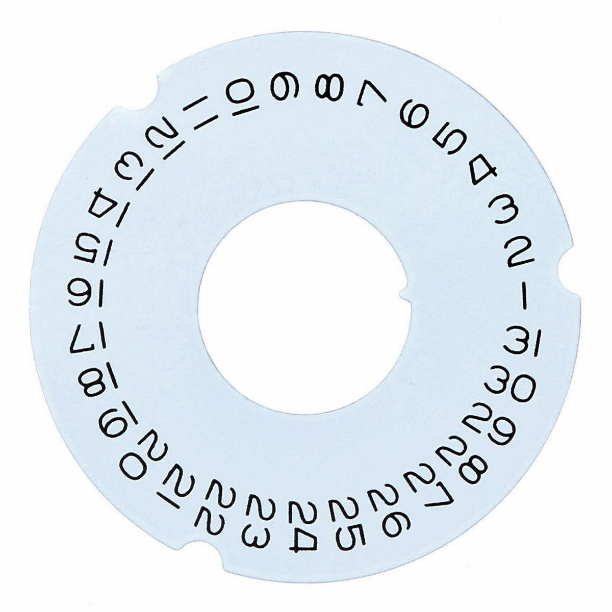 DATE DISC FOR MENS 36MM ROLEX PRESIDENT DAY DATE 3055 18028 18038 18039 WHITE
