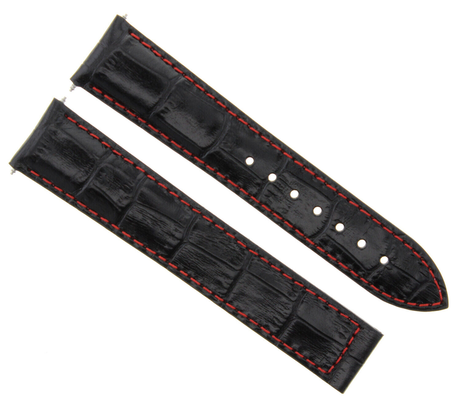 18-19-20-22-24MM LEATHER WATCH BAND STRAP FOR OMEGA SEAMASTER PLANET SPEEDMASTER