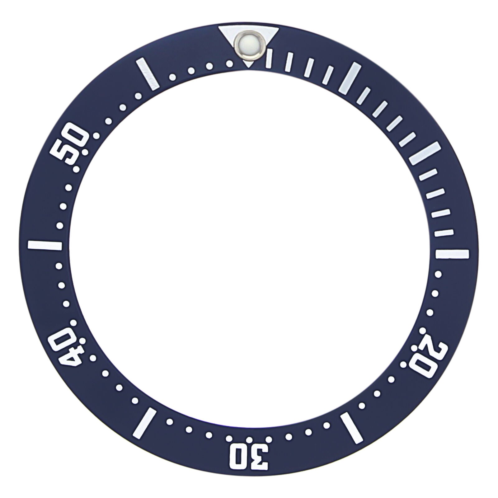 REPLACEMENT BEZEL INSERT BLUE FOR WATCH 35.50MM X 27.50MM