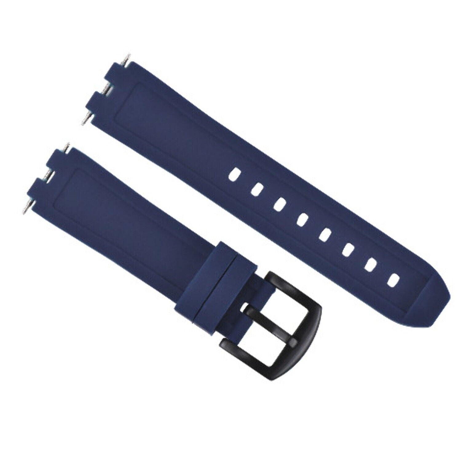 REPLACEMENT SILICONE RUBBER DIVER WATCH STRAP BAND FOR PEBBLE WATCH STEEL