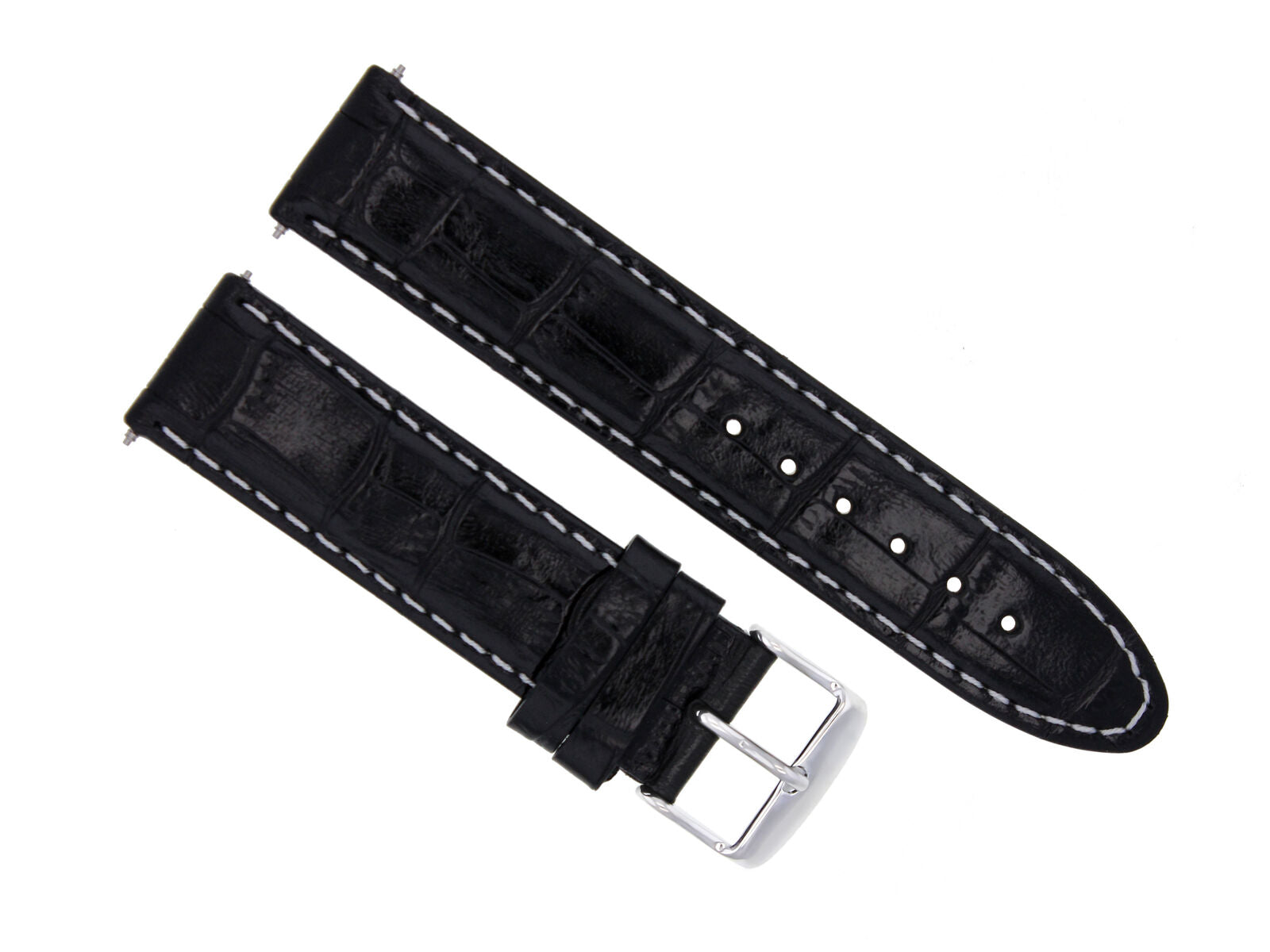 19MM  20MM LEATHER WATCH BAND STRAP FOR ROLEX DATE DATEJUST SUBMARINER GMT WATCH