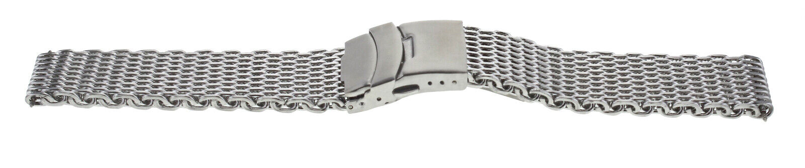 18-20-22-24mm SHARK MESH STAINLESS STEEL WATCH BAND FOR ROLEX