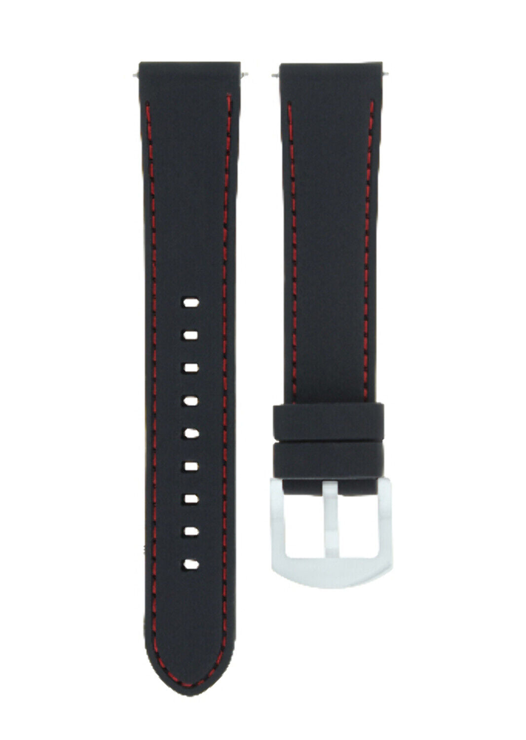20-22MM SILICONE RUBBER BAND DIVER WATCH STRAP FOR TAG HEUER F1 CHRONO CAC1111-1