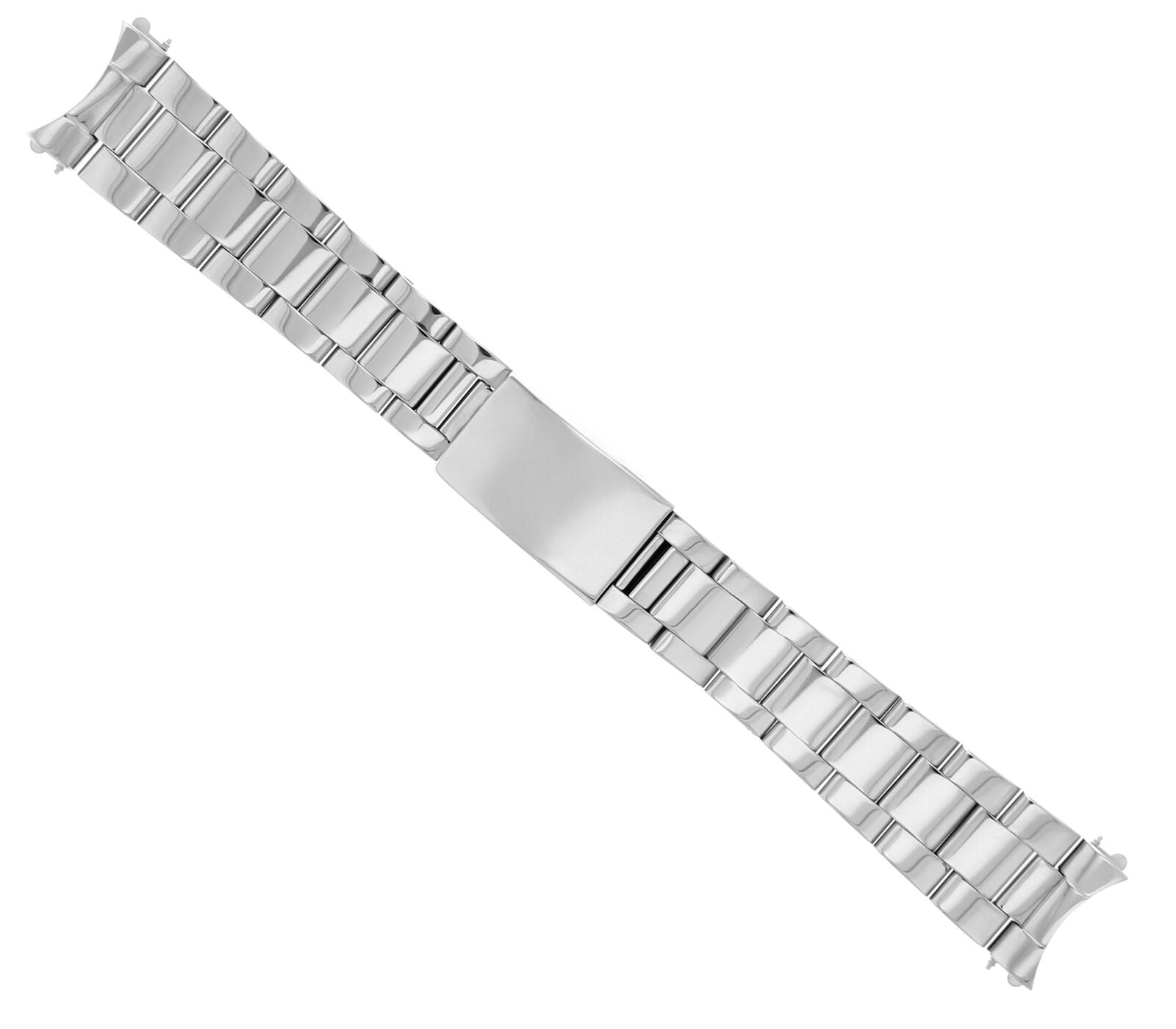 OYSTER WATCH BAND FOR 36MM ROLEX WATCH DATEJUST SUBMARINER GMT ALL POLISHED 20MM