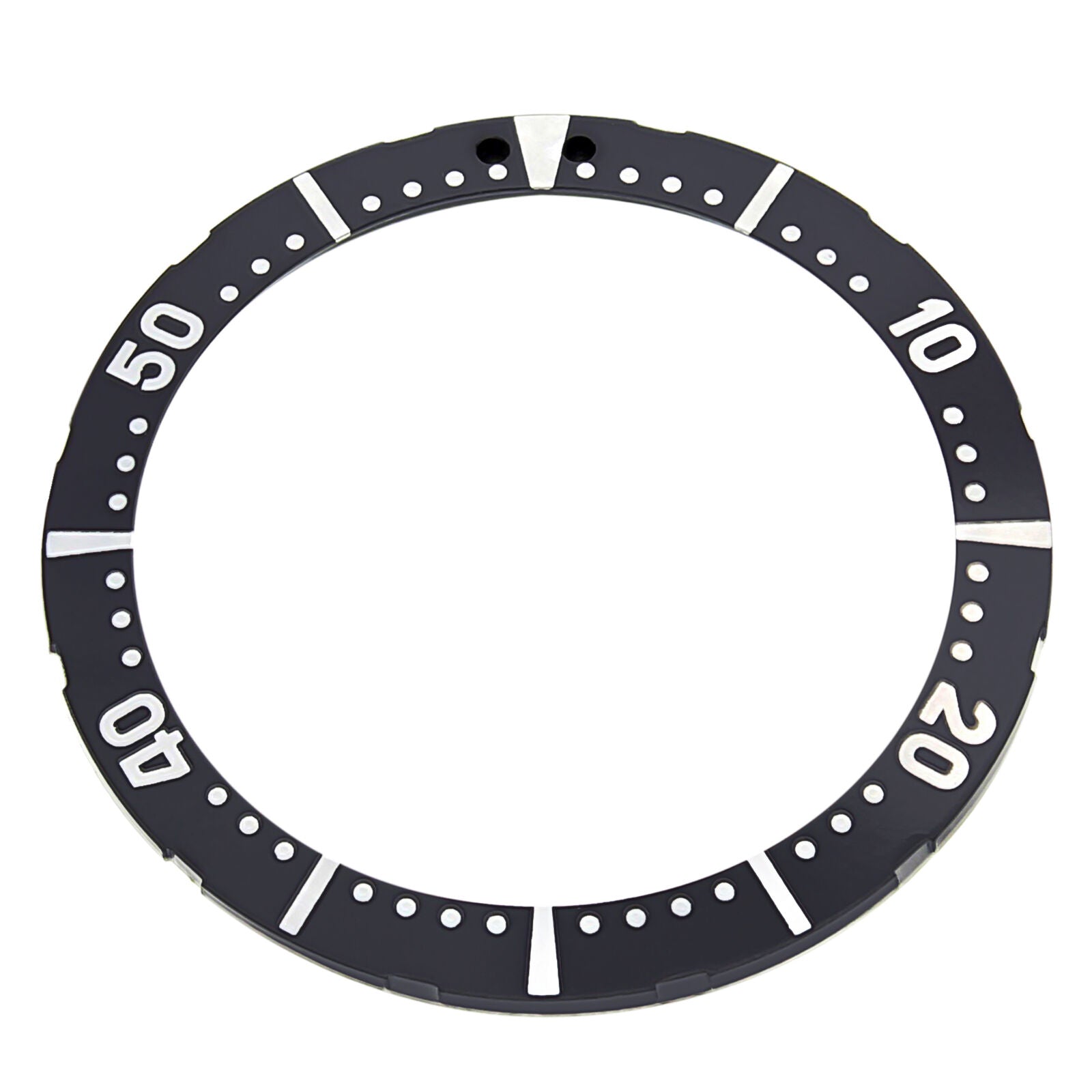 REPLACEMENT BEZEL INSERT BLACK FOR WATCH 35.80M X 28.70MM