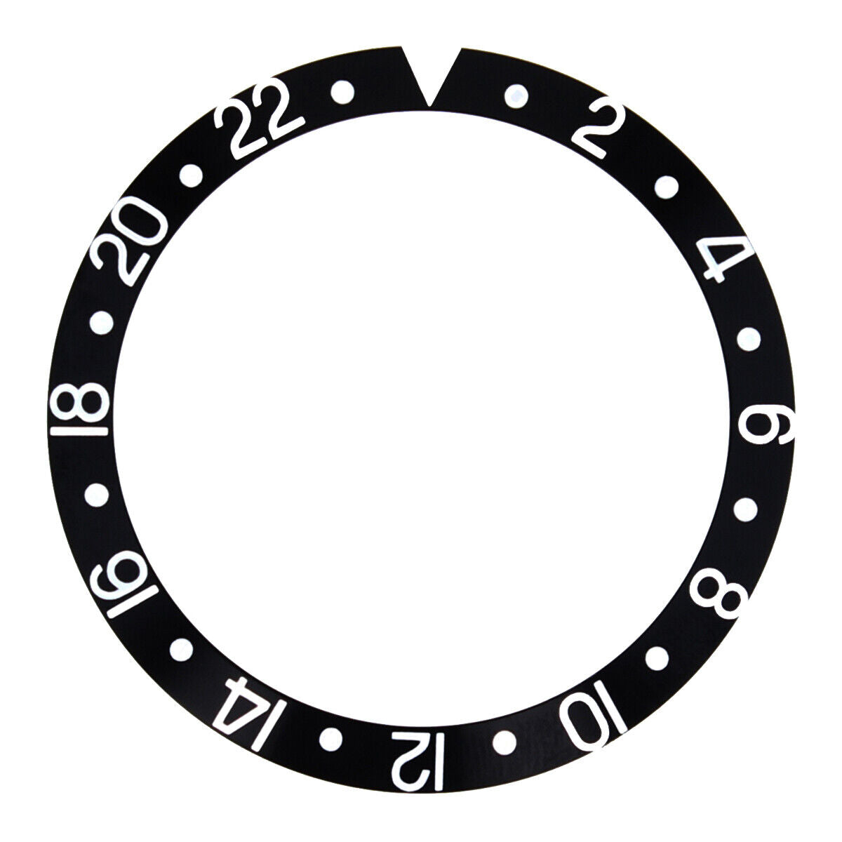 BEZEL INSERT FOR ROLEX GMT MASTER SAPAHIRE MODEL 16700 16710 16713 16718 16760