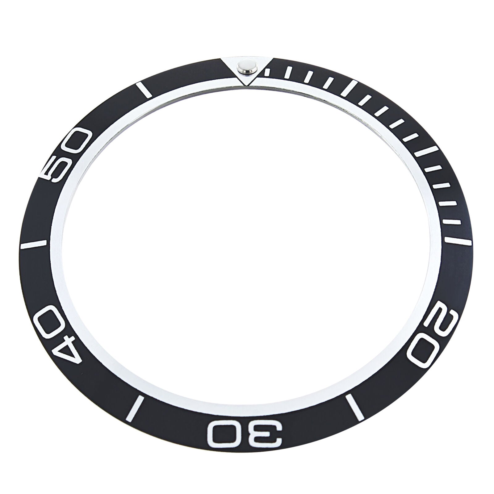 REPLACEMENT BEZEL INSERT BLACK FOR WATCH 41.20MM X 33.10MM