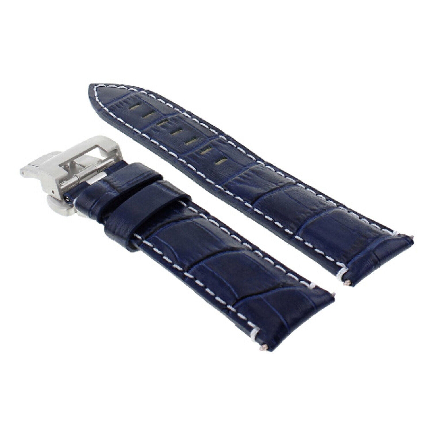 22-24MM LEATHER WATCH BAND STRAP FOR BREITLING NAVITIMER, BENTLEY PILOT WATCH