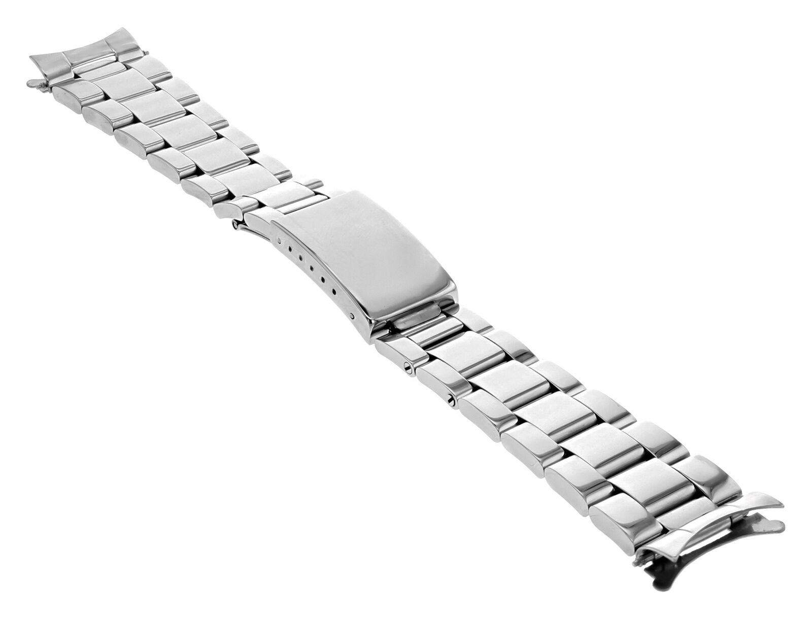 OYSTER WATCH BAND FOR 36MM ROLEX WATCH DATEJUST SUBMARINER GMT ALL POLISHED 20MM