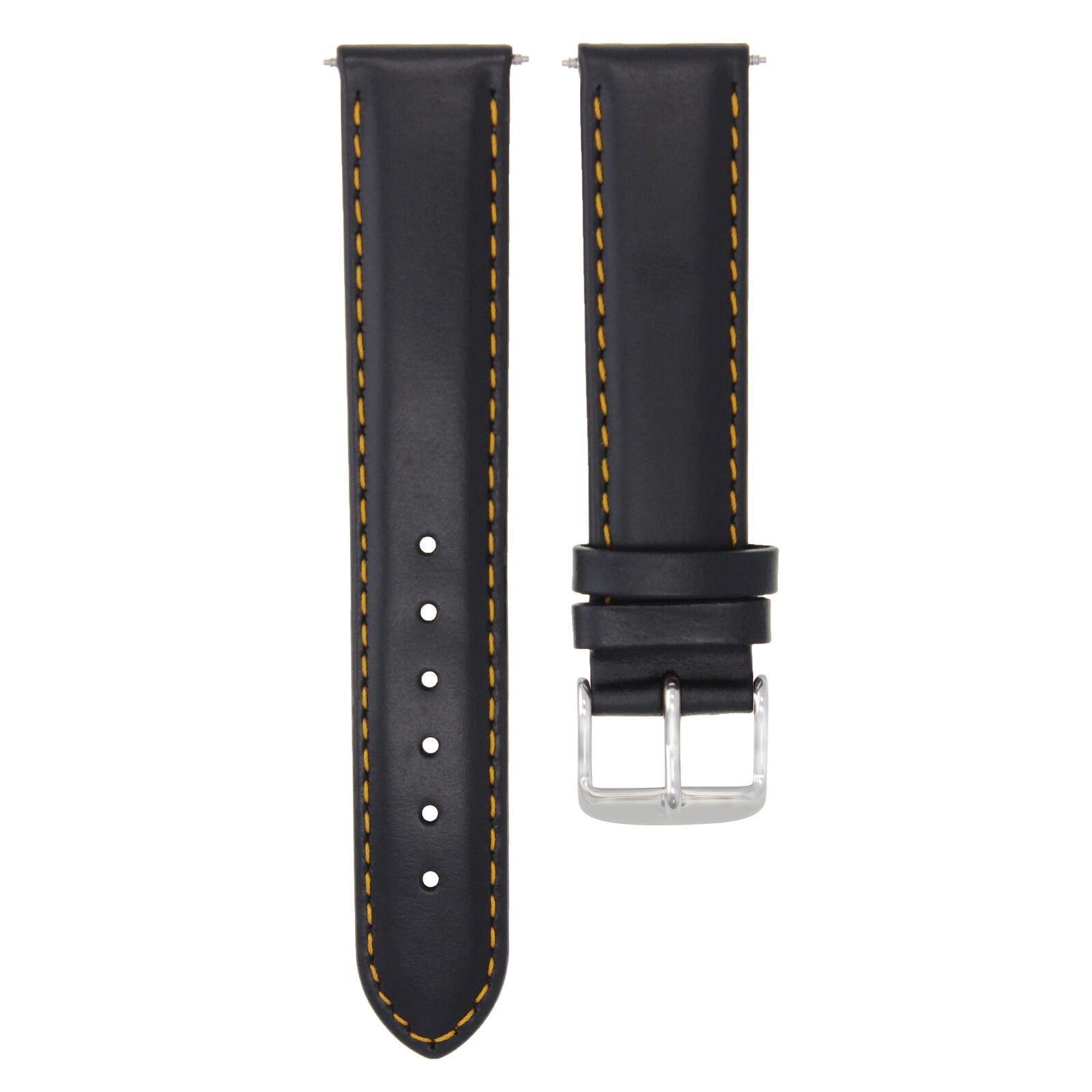 SMOOTH LEATHER WATCH BAND STRAP FOR OMEGA WATCH - 20MM
