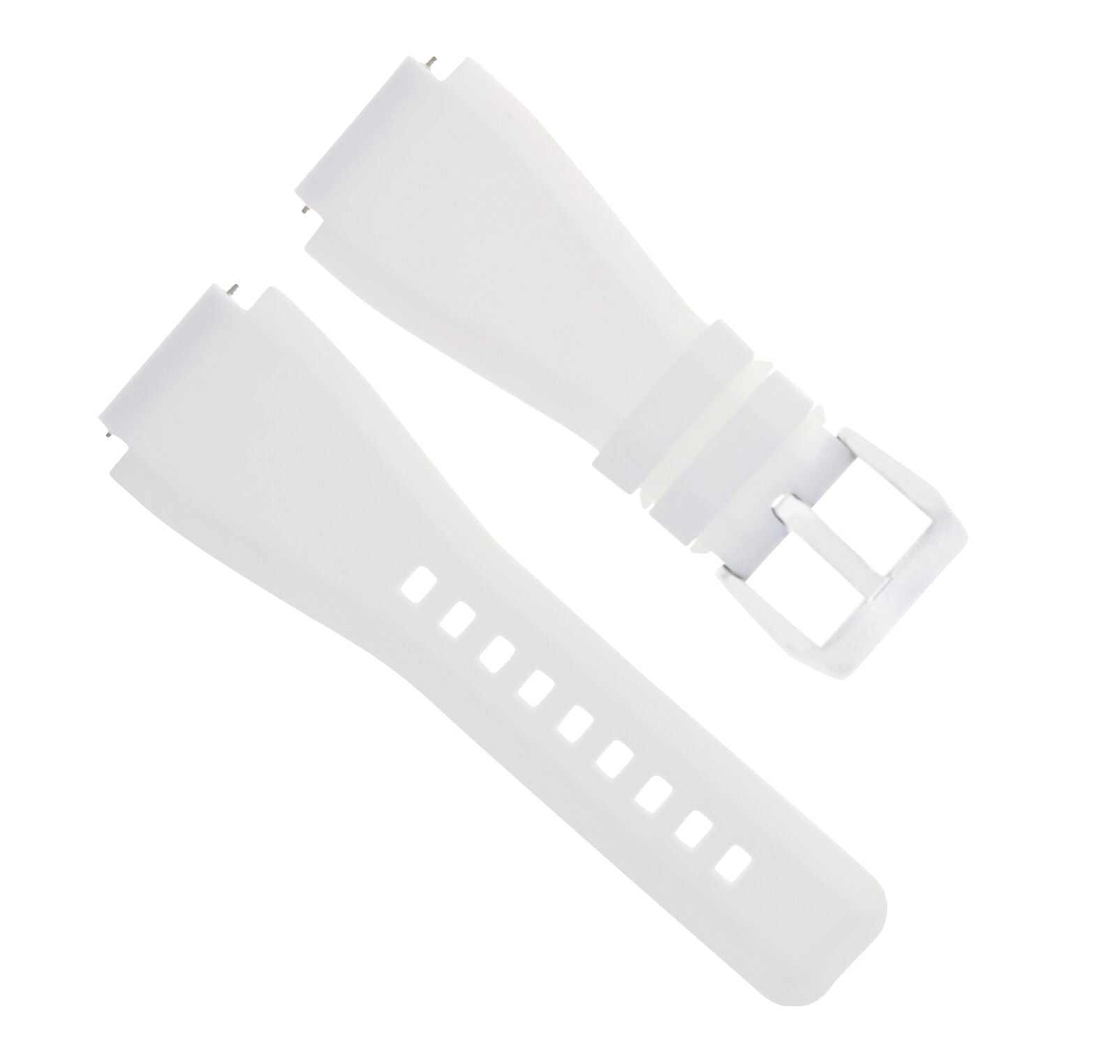 24MM SILICONE RUBBER WATCH BAND STRAP FOR BELL & ROSS BR-01-BR-03 + STEEL BUCKLE