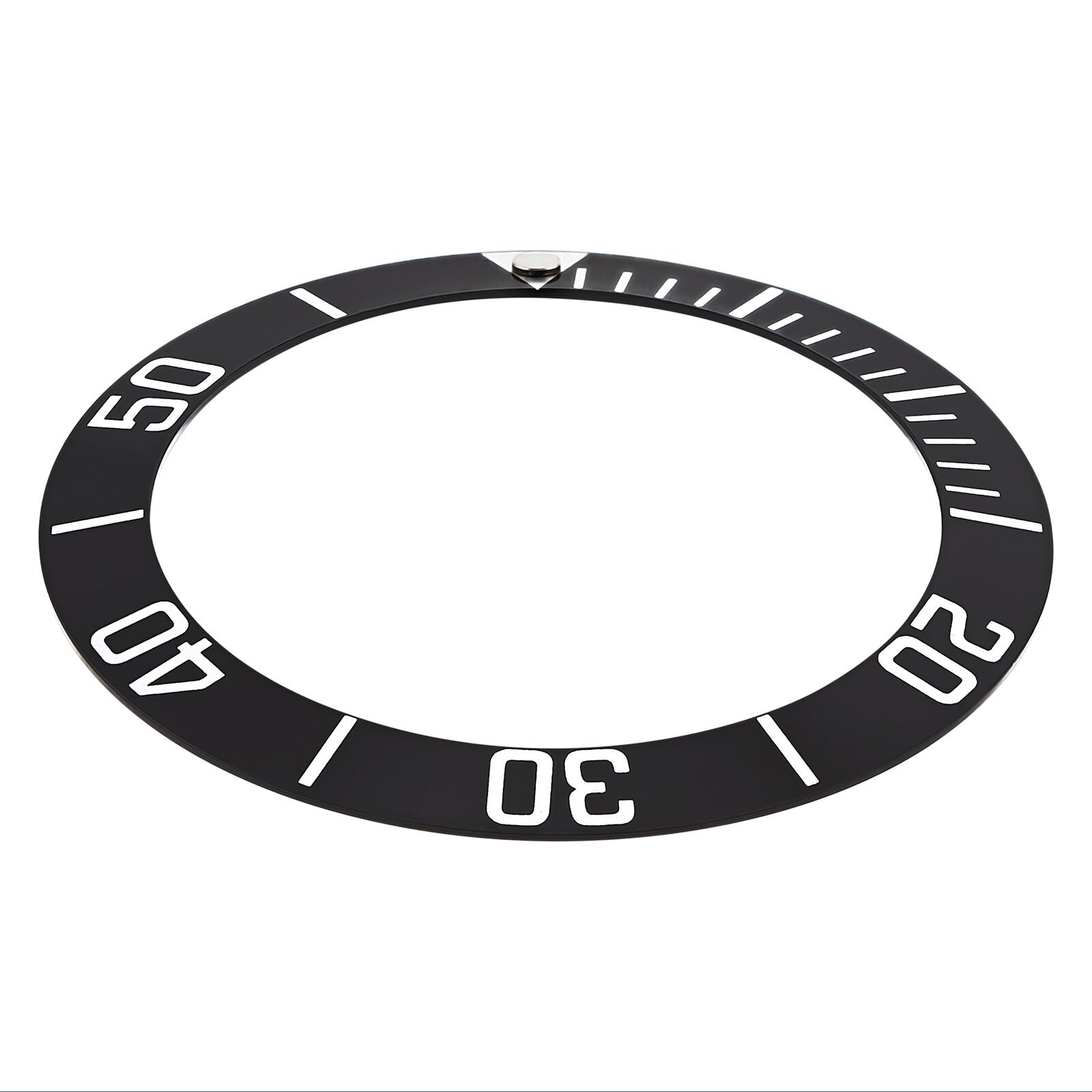 REPLACEMENT BEZEL INSERT BLACK FOR WATCH 38.90MM X 30.10MM