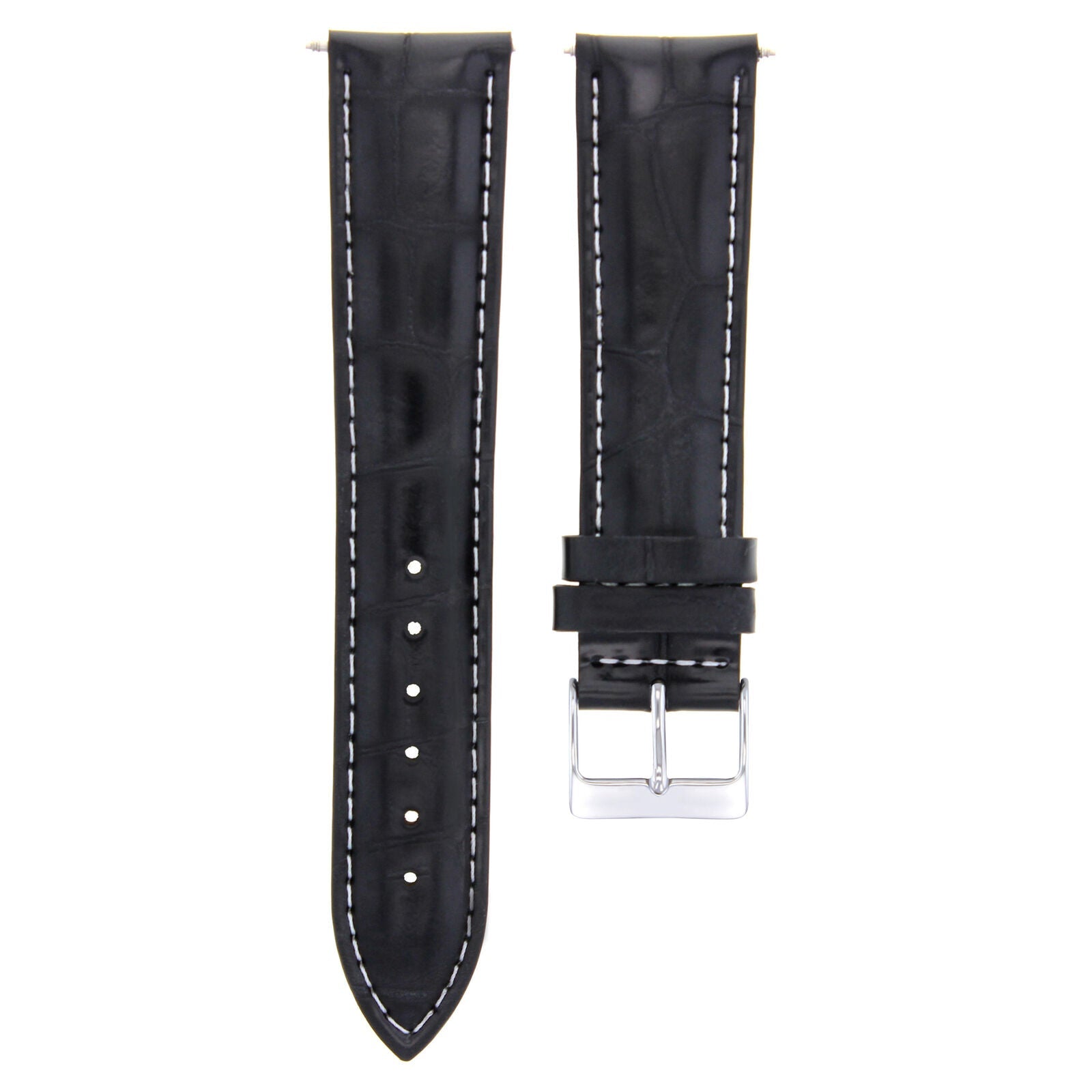 GENUINE LEATHER WATCH BAND STRAP FOR LONGINES WATCH - 19MM
