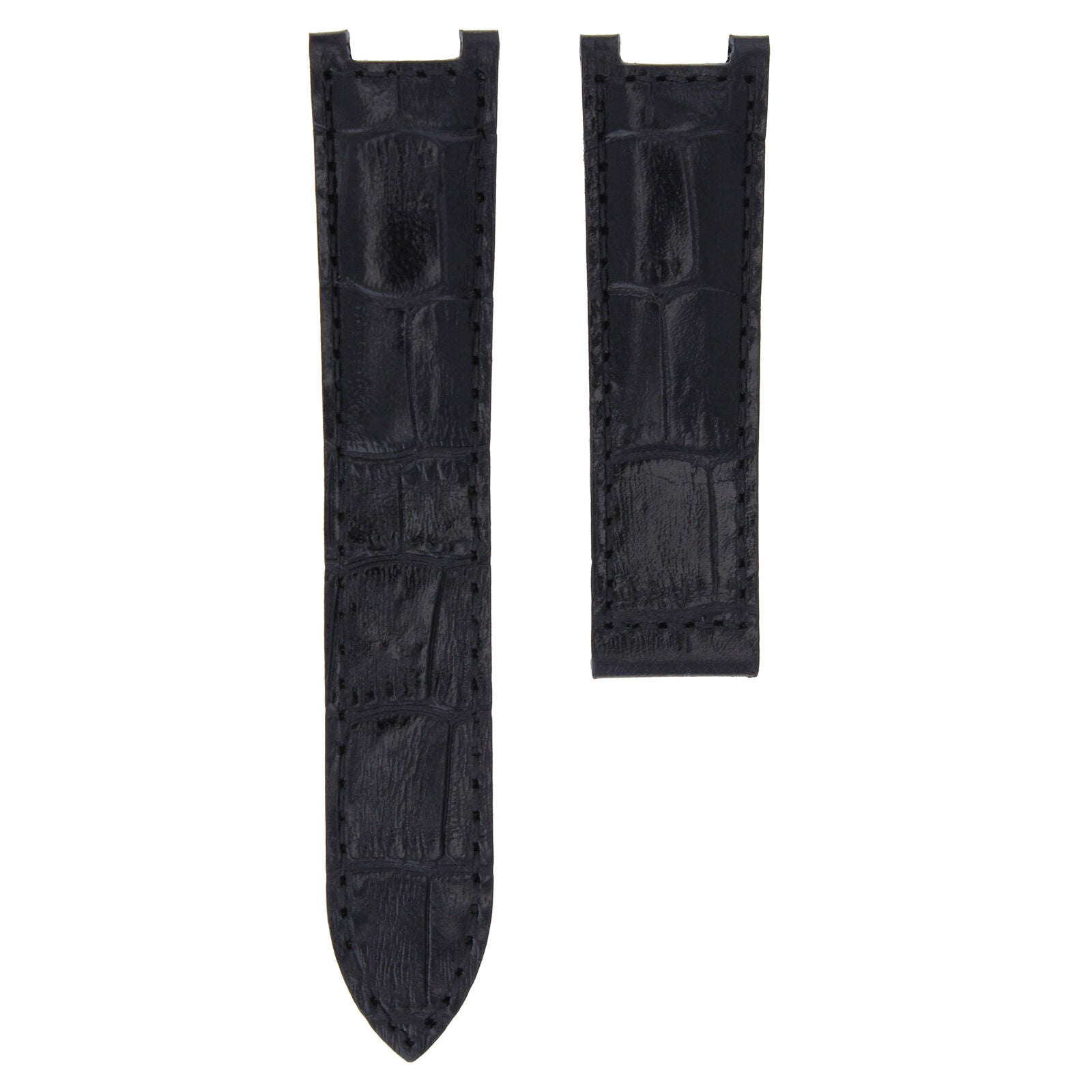LEATHER WATCH BAND STRAP FITS CARTIER PASHA 35-38-42MM CHRONOGRAPH - 20MM