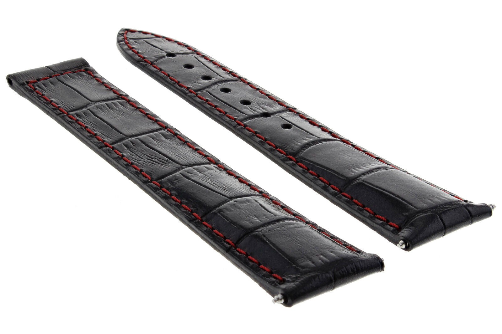 18-19-20-22-24MM LEATHER WATCH BAND STRAP FOR OMEGA SEAMASTER PLANET SPEEDMASTER