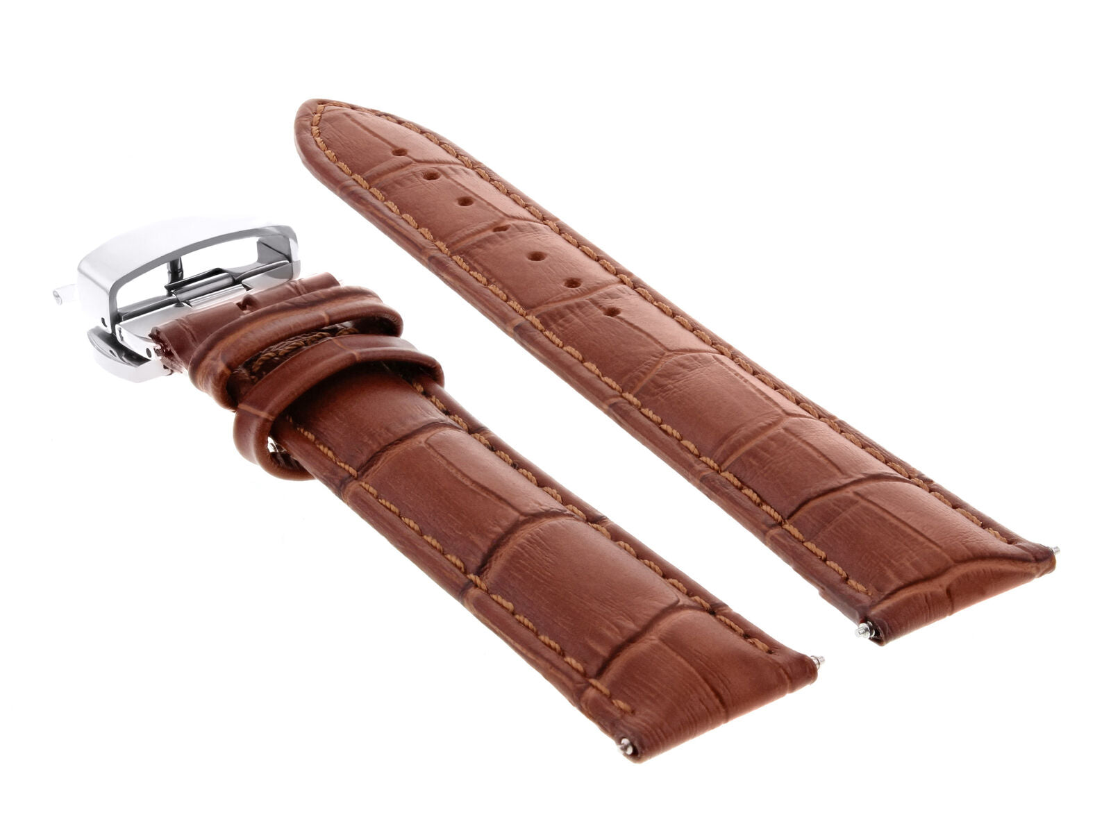 17,18,19,20,20,21,22,23,24MM LEATHER BAND STRAP CLASP FOR LONGINES WATCH